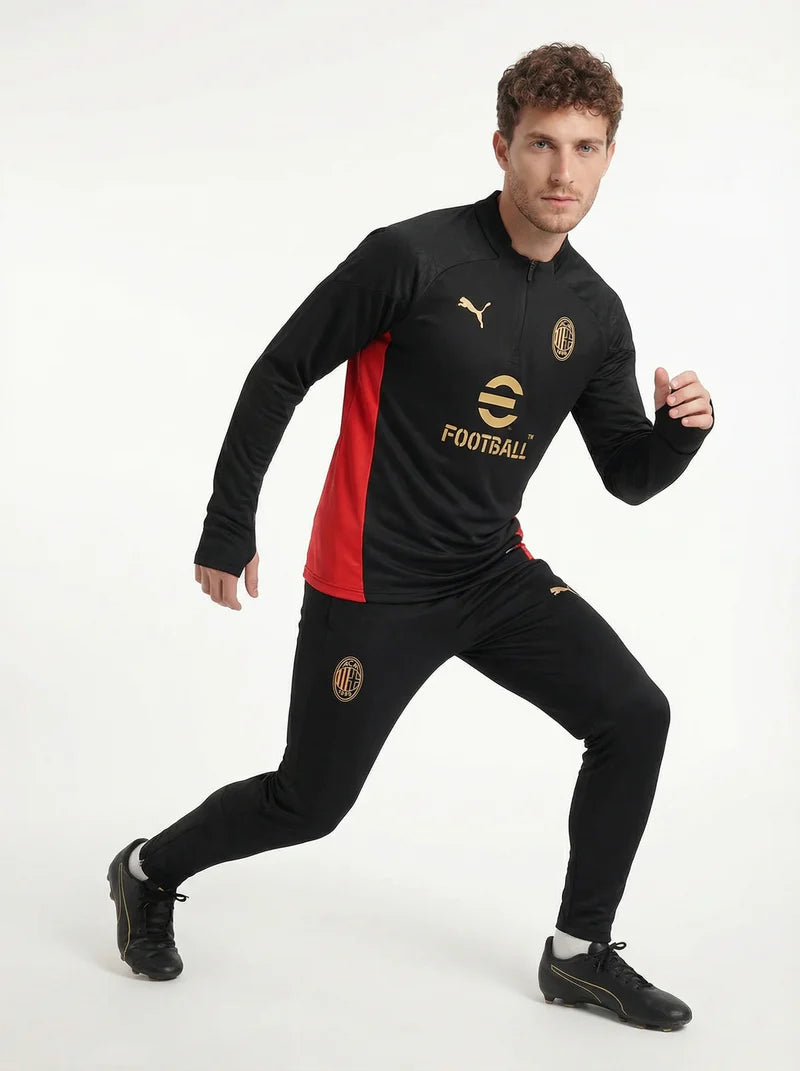 AC MILAN BLACK TRACKSUIT