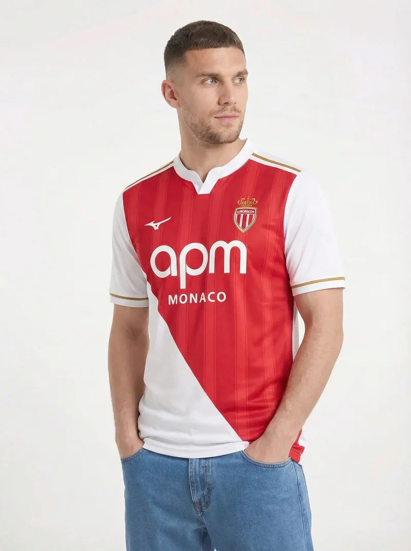 AS MONACO 2025/26 HOME SHIRT