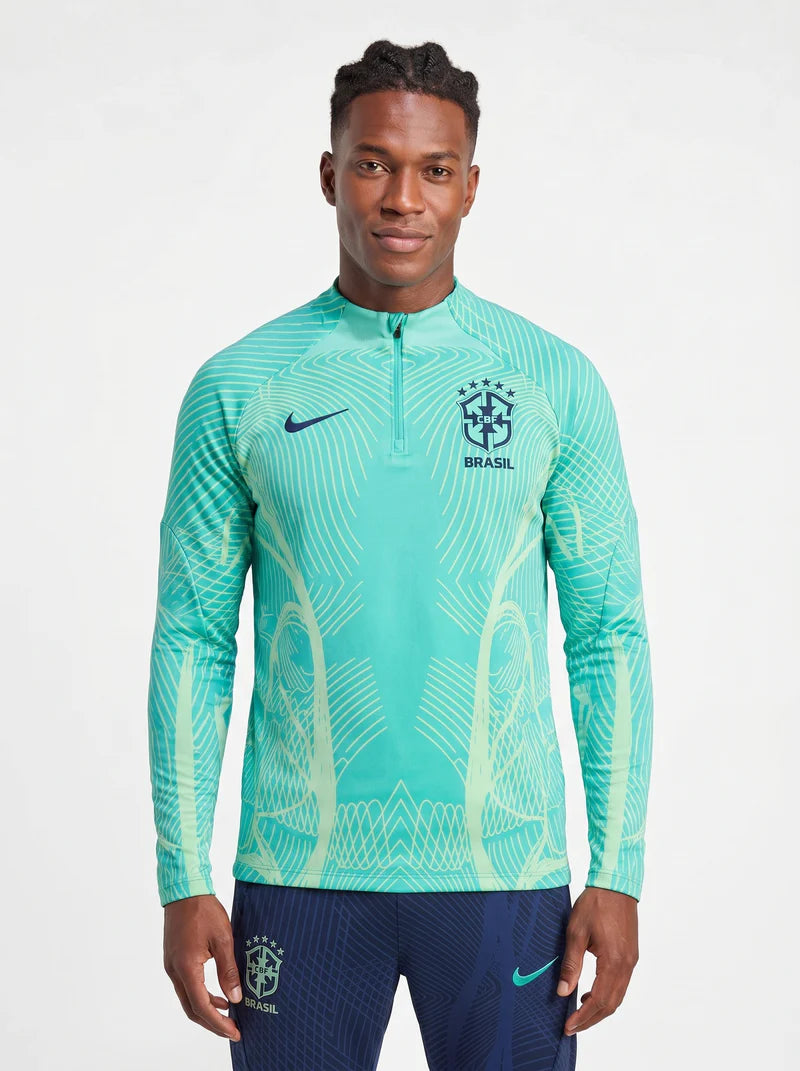 BRAZIL DARK BLUE AND GREEN TRACKSUIT