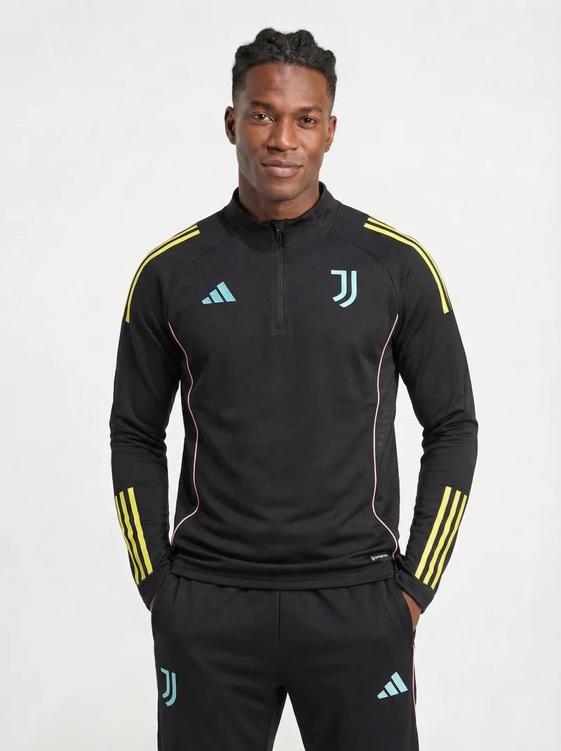 JUVENTUS BLACK AND YELLOW TRACKSUIT