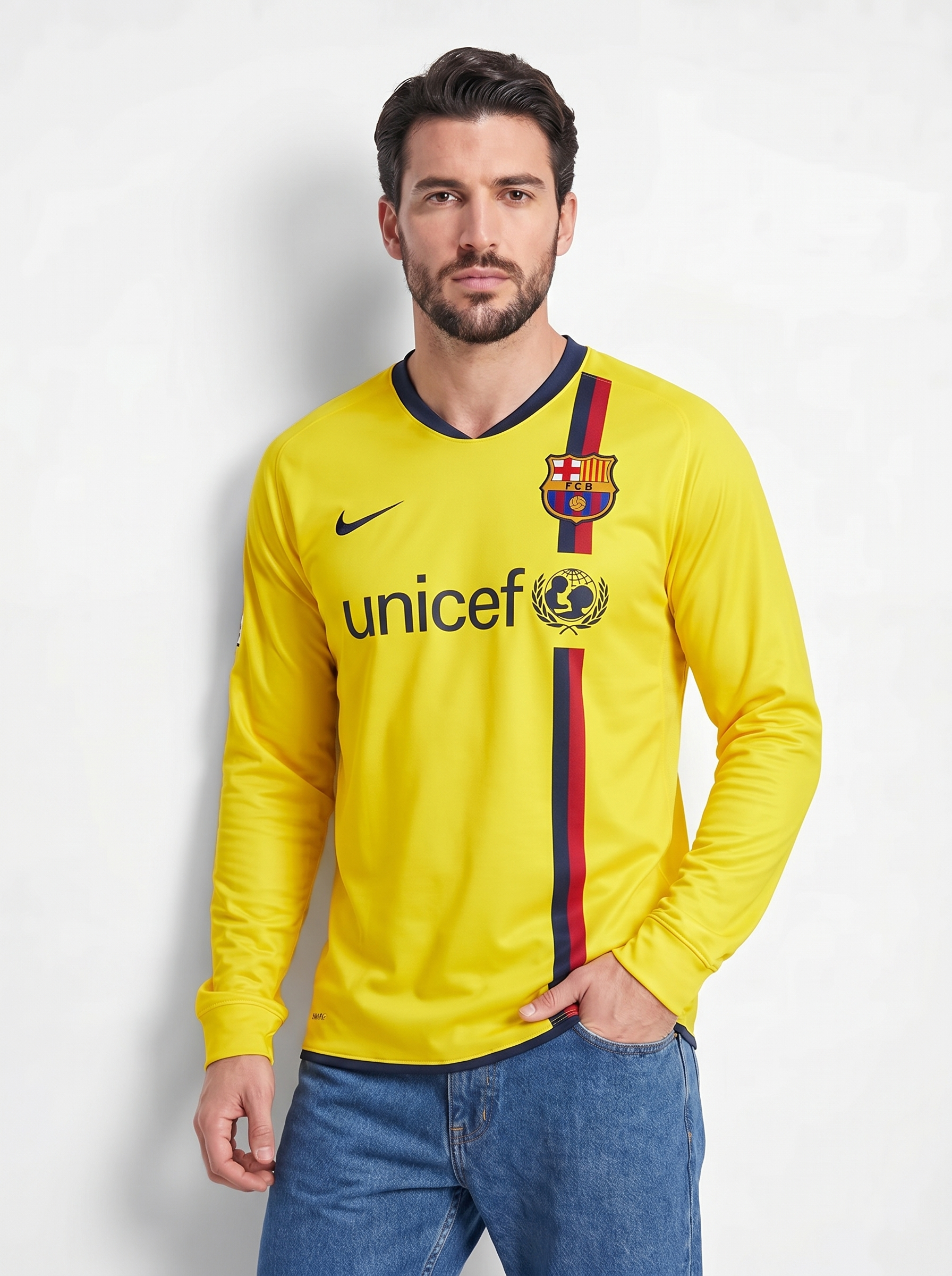 FC BARCELONA 2008/10 RETRO LONGSLEEVE