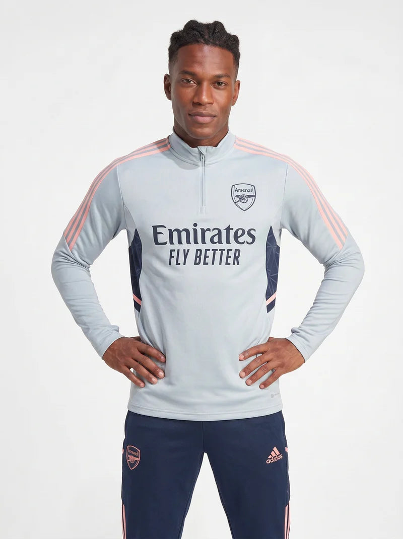ARSENAL DARK BLUE AND WHITE TRACKSUIT