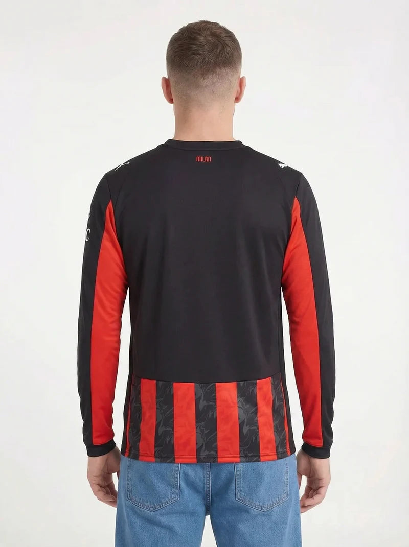 AC MILAN 2025/26 LONG SLEEVE HOME SHIRT