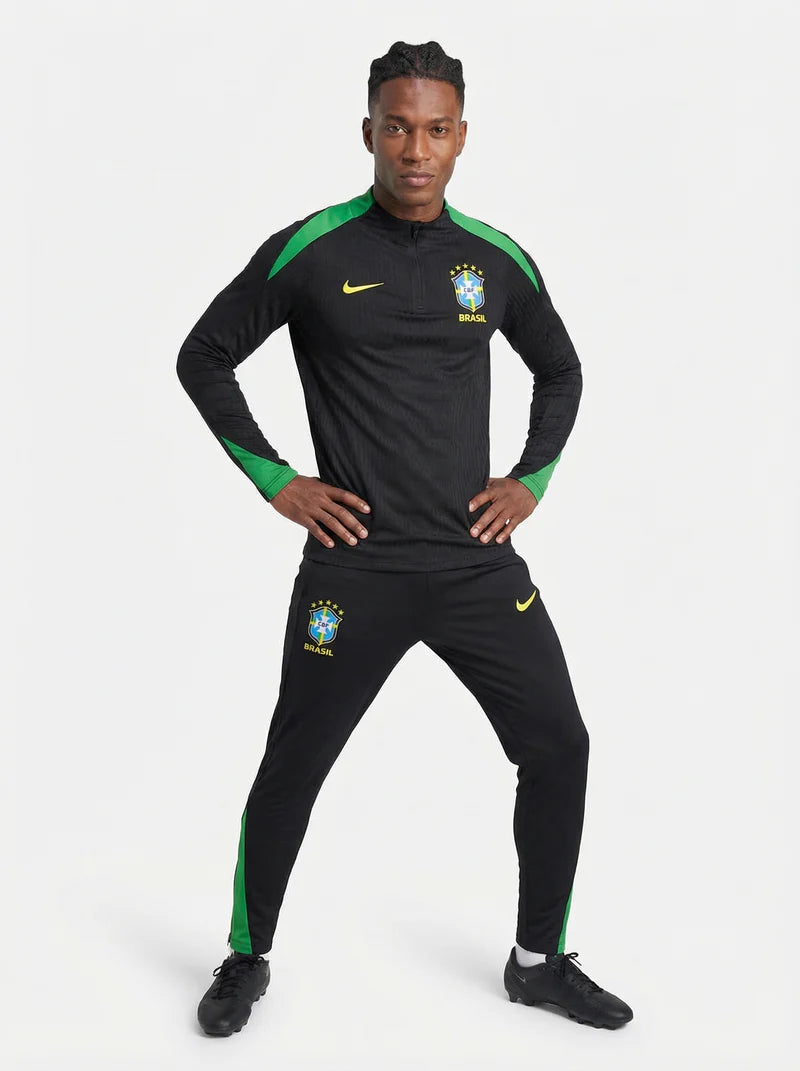 BRAZIL BLACK AND GREEN TRACKSUIT