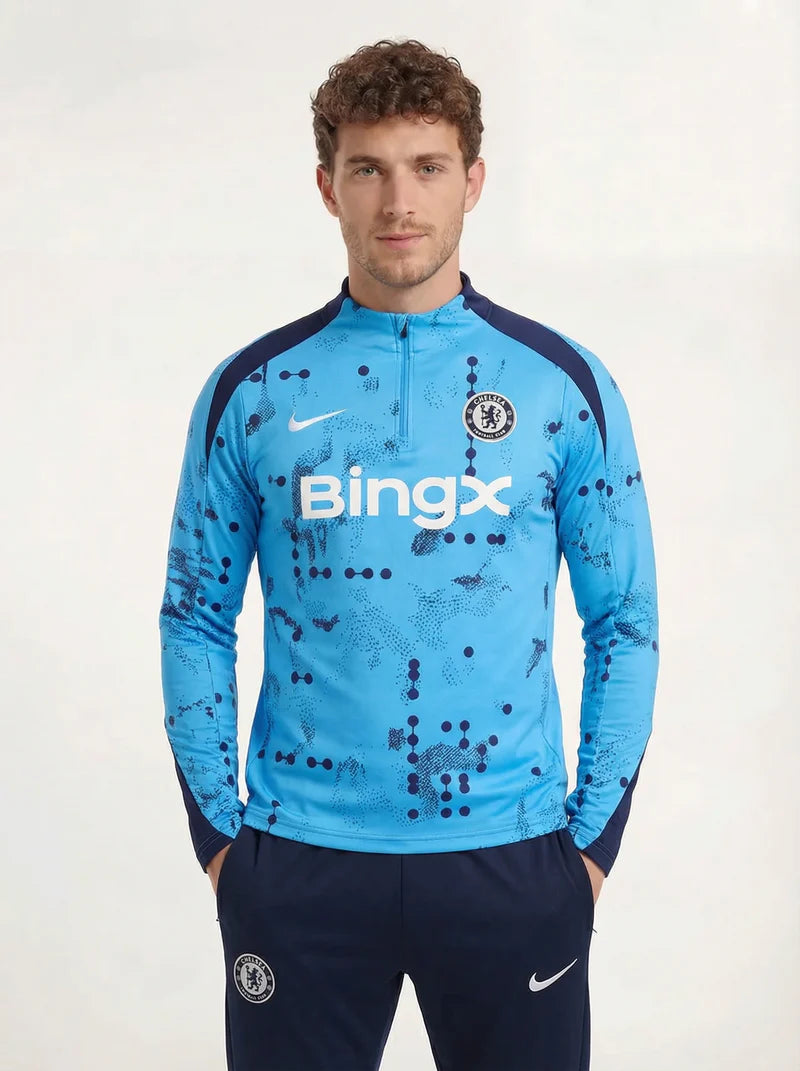 CHELSEA DARK AND LIGHT BLUE TRACKSUIT