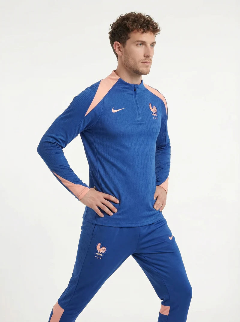 FRANCE BLUE AND PINK TRACKSUIT