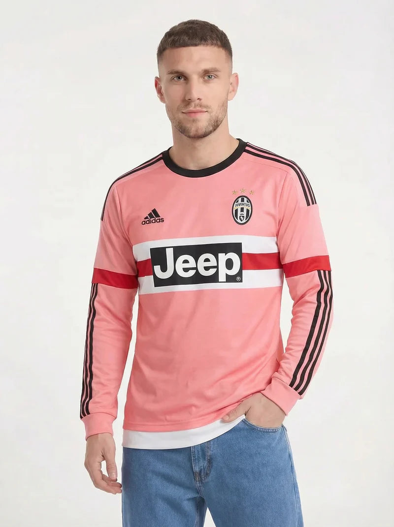 JUVENTUS TURIN AWAY LONG SLEEVE CLASSIC SHIRT 2015-16