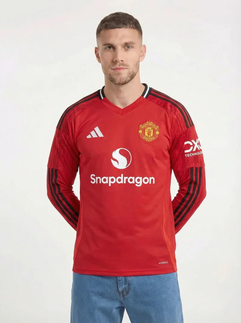 MANCHESTER UNITED 2025/26 LONG SLEEVE HOME SHIRT