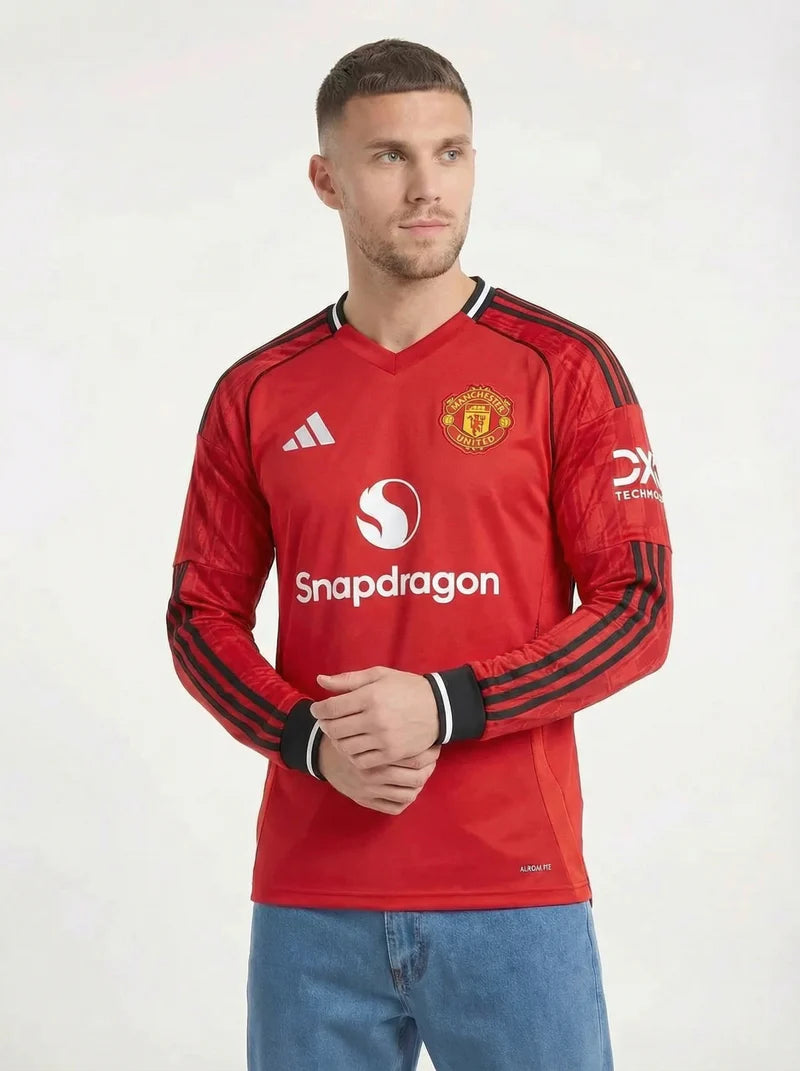 MANCHESTER UNITED 2025/26 LONG SLEEVE HOME SHIRT