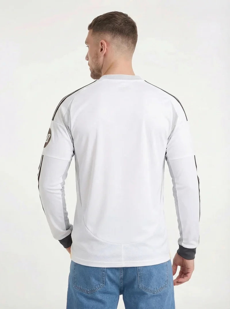REAL MADRID 2025/26 LONG SLEEVE HOME SHIRT