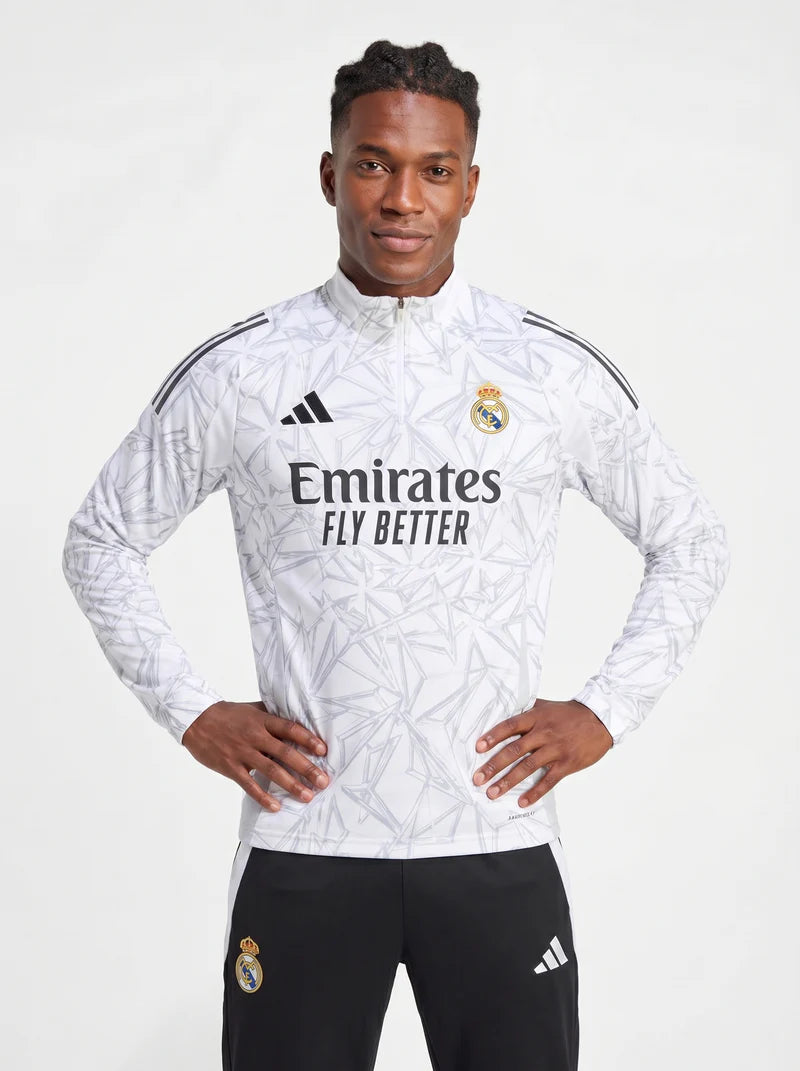 REAL MADRID BLACK AND WHITE TRACKSUIT II