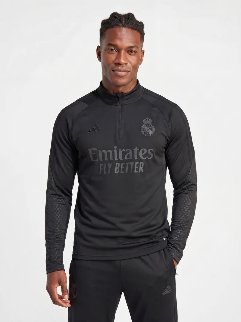 REAL MADRID BLACK TRACKSUIT