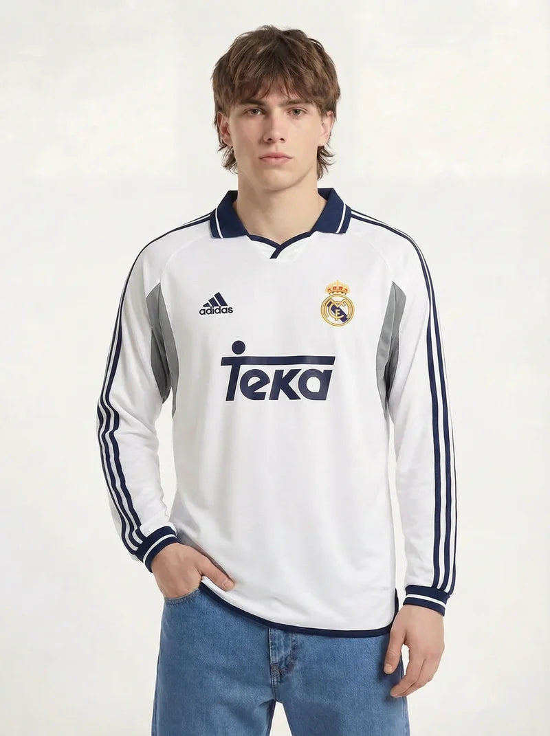 REAL MADRID CLASSIC LONG SLEEVE SHIRT 2000-01
