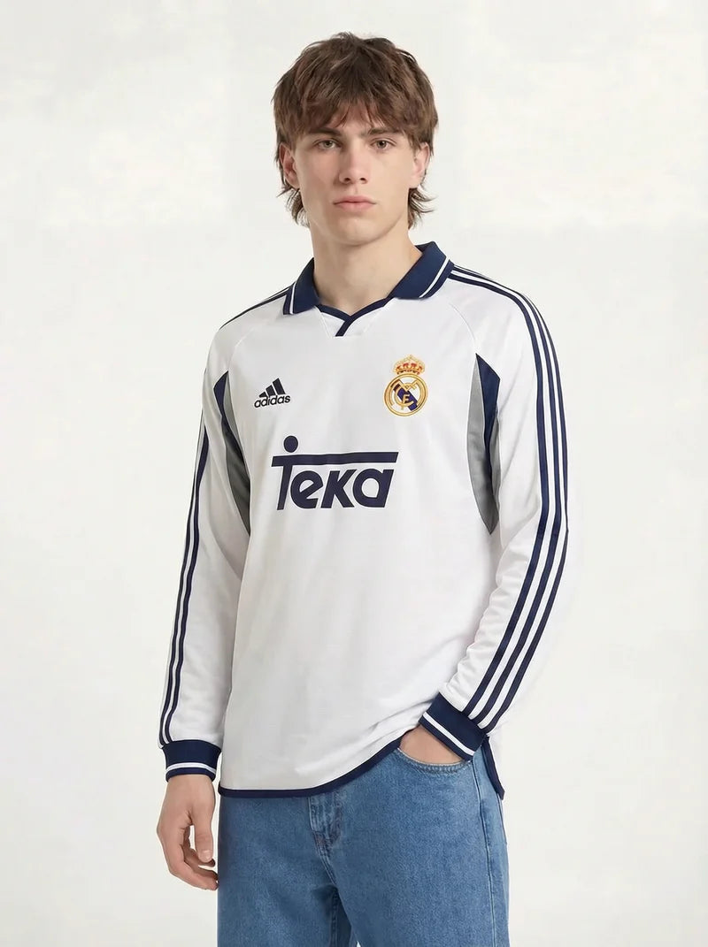 REAL MADRID CLASSIC LONG SLEEVE SHIRT 2000-01