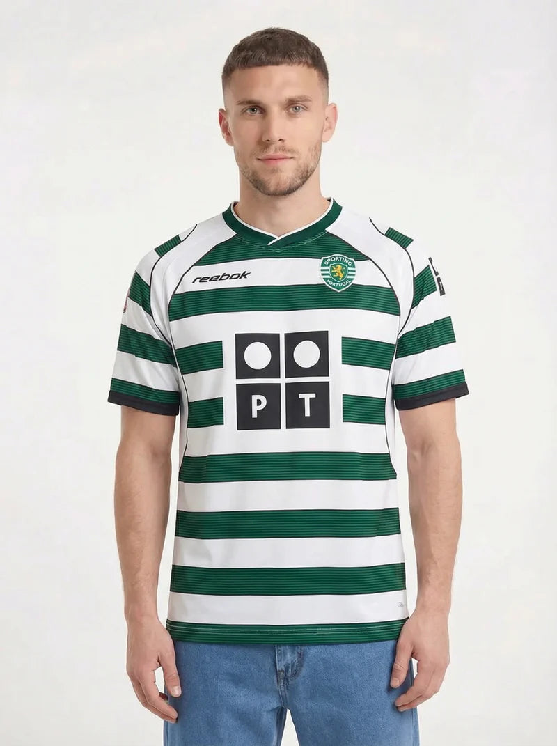 SPORTING LISBON 2001-03 RETRO HOME SHIRT