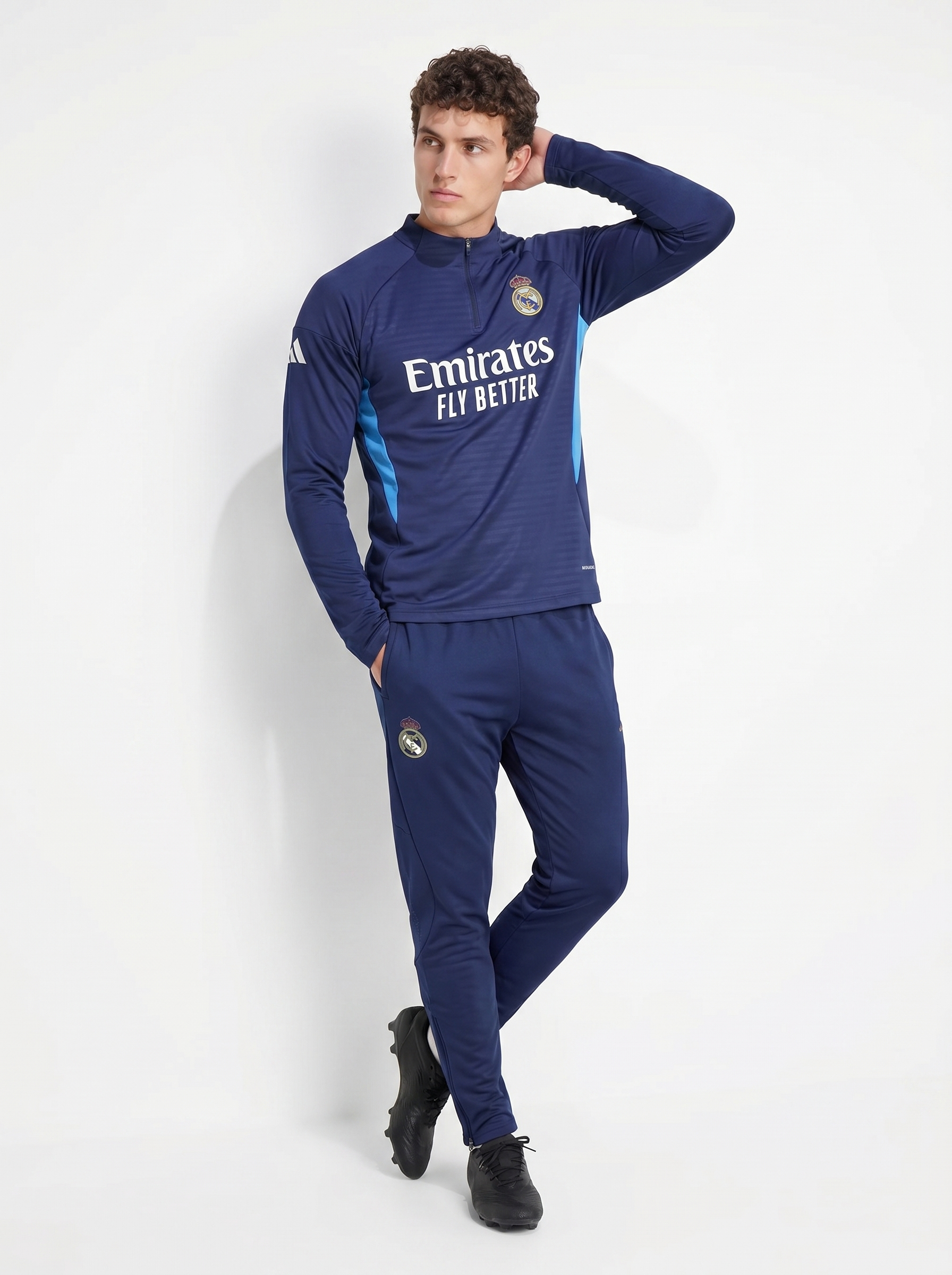 REAL MADRID 2026 DARK BLUE TRACKSUIT