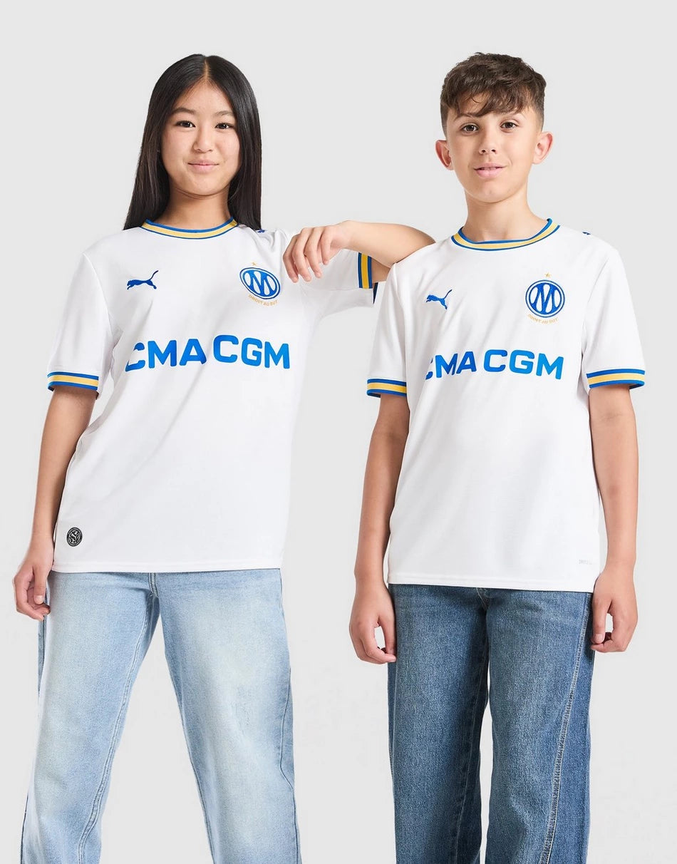 OLYMPIQUE MARSEILLE 2026/27 HOME SHIRT JUNIOR