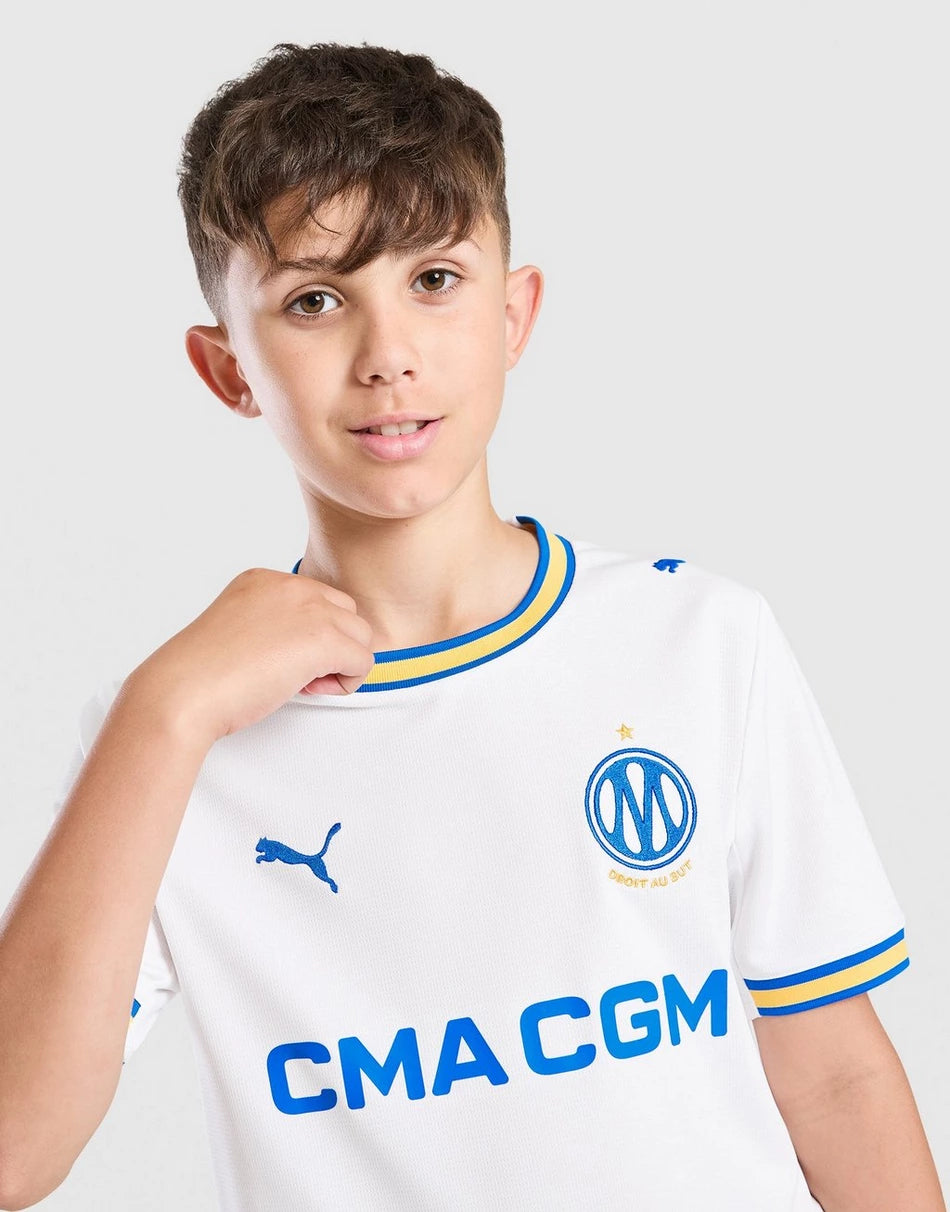 OLYMPIQUE MARSEILLE 2026/27 HOME SHIRT JUNIOR